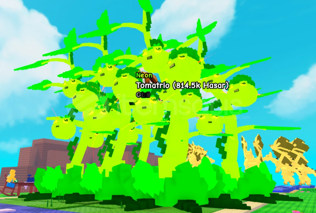 Neon Tomatrio 814k Damage